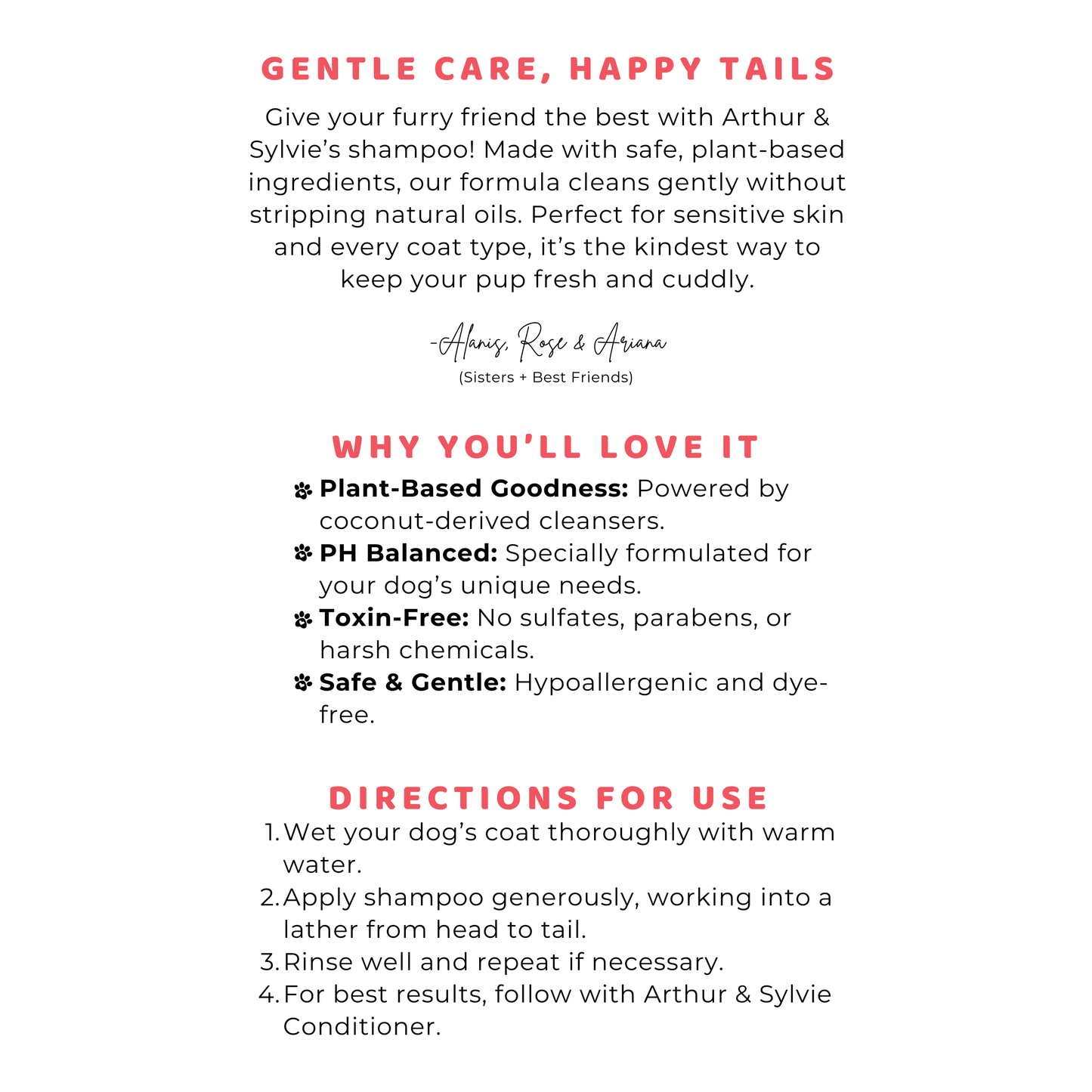 Non-Toxic Dog Shampoo | Gentle, Plant-Based Clean for a Happy Pup